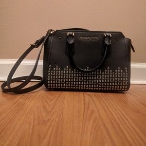 NWOT Michael Kors Black & Gold Purse